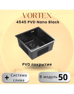 Кухонная мойка 4545 Black Vortex
