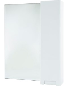 Зеркало шкаф Пегас 70 R белое Bellezza