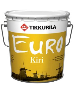 Паркетный лак Euro Kiri глянц 2 7 л 40616 Tikkurila