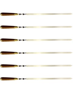 Шампуры с деревянной ручкой Shampurs