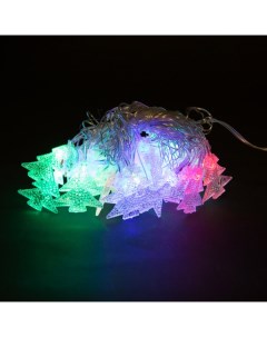 Световая гирлянда новогодняя С елочками 2458 3 5 м разноцветный RGB Led