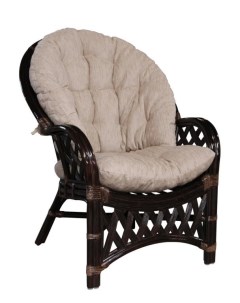 Кресло для отдыха Черчилль темно коричневый 75Х75Х95 Радуга