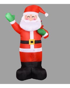 Световая фигура Дед мороз 180 см с LED подсветкой мешок подарков Zhao jory