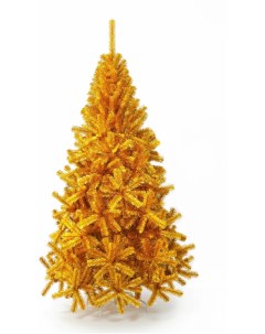 Ель искусственная Грушевое золото KP20180 180 см золотистая Crystal trees