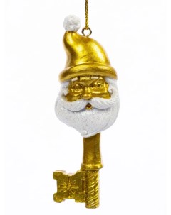 Елочная игрушка Золотой ключ 91488 1 шт золотистый Феникс present