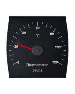 Термометр для бани и сауны 097BW алюминий 24092 R-sauna