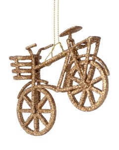 Елочная игрушка Велосипед в золоте 89115 1 шт золотистый Феникс present