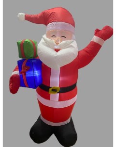 Световая фигура Дед мороз 180 см с 2 мя подарками с LED подсветкой Zhao jory