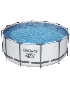 Каркасный бассейн Steel pro max 56420 bw 366х366х122 см Bestway
