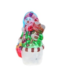 Елочная игрушка Снеговик 9 5 х 18 см Yancheng shiny