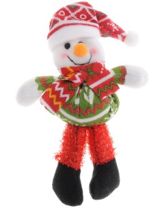 Елочная игрушка Снеговик цветной 42536 17 см 1 шт Феникс present
