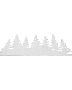 Гирлянда растяжка Бордюр снежные елки RN 62525 60 см белый Peha magic
