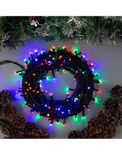 Световая гирлянда новогодняя Christmas LED Lights 5m multicolor 5 м разноцветный Qvatra
