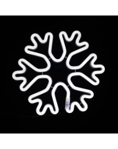 Новогодний светильник Снежинка белый холодный Nobrand