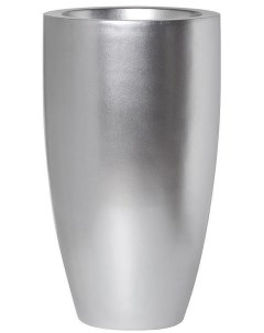 Цветочное кашпо ZS C899 23 серебро 1 шт Garda decor
