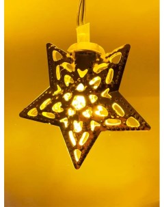 Световая гирлянда новогодняя золотые фонарики QVLGHT GD SR YE 4 м белый теплый Qvatra