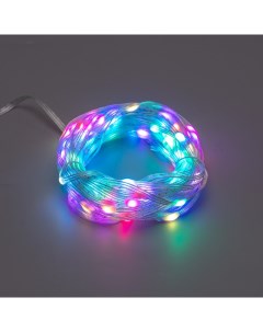 Световая гирлянда новогодняя LED DEW IN RGB 245 019 10 м разноцветный RGB Neon-night
