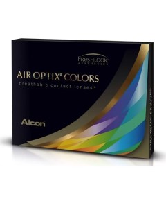 Цветные линзы ALCON COLORS TURQUOISE ежемесячные 0 50 8 6 2 шт Air optix