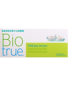Контактные линзы Bausch Lomb Biotrue ONEday lens однодневные 10 50 8 6 30 шт Bausch & lomb