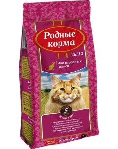 Сухой корм для кошек с мясным рагу 6 шт по 2 045 кг Родные корма