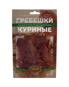 Лакомство для собак Гребешки куриные 50г Деревенские лакомства