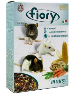 Сухой корм для мышей Mousy 400 г Fiory