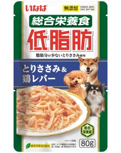 Влажный корм для собак Teishibo с куриным филе и куриной печенью 80 г 12 шт Inaba