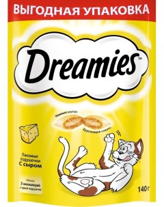 Лакомство для кошек подушечки с сыром 10 шт по 140 г Dreamies