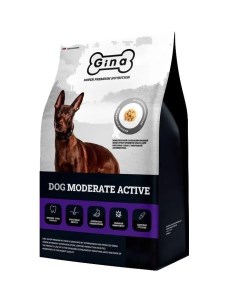 Сухой корм для собак для собак с умеренной активностью Dog Moderate Active 7 5кг Gina