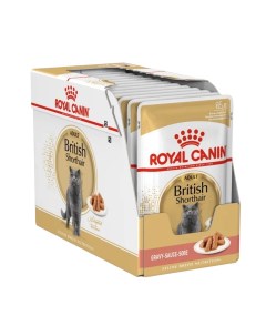 Влажный корм для кошек Feline Breed Nutrition British Shorthair 24 шт по 85г Royal canin