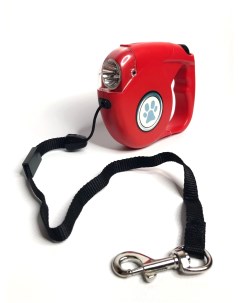 Поводок рулетка для собак с фонариком 5м в ассортименте Рыжий кот