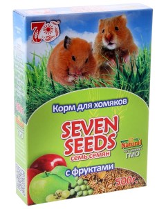 Сухой корм для хомяков с фруктами 500 г 3 шт Seven seeds