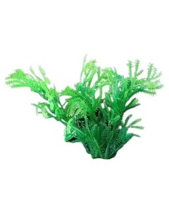Искусственное растение аквариумное зеленый 9 см 5 шт Пижон