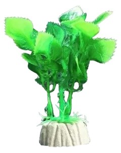 Искусственное растение аквариумное Людвигия зеленый 10 см 10 шт Пижон