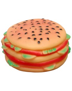 Игрушка для собак гамбургер с салатом пищащая 9 5 см Пижон