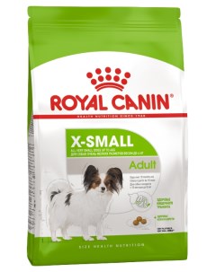 Сухой корм для собак X Small Adult для взрослых собак мелких размеров 1 5 кг Royal canin