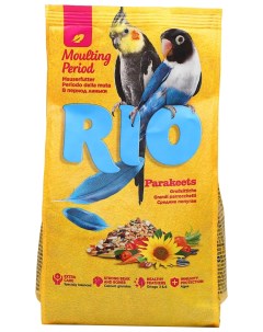 Сухой корм для средних попугаев в период линьки 500 г Rio
