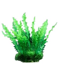 Искусственное растение аквариумное зеленый 22 см 2 шт Пижон