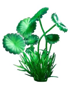 Искусственное растение аквариумное зеленый 10 см 5 шт Пижон