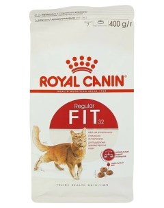 Сухой корм для кошек Fit 32 для взрослых умеренно активных кошек 400 г Royal canin