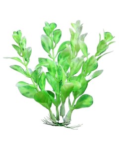 Искусственное растение аквариумное зелено белый 10 см 5 шт Пижон