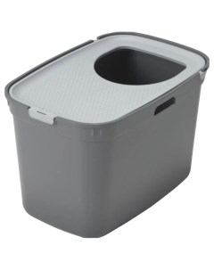 Закрытый туалет для кошек Top Cat Recycled серый 59x39x38 см 1 5 кг Moderna