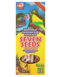Зерновые палочки для попугаев с тропическими фруктами 90 г 3 шт Seven seeds