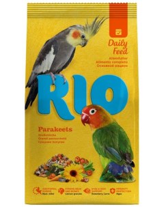 Сухой корм для средних попугаев 3 шт по 500 г Rio