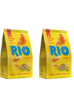 Сухой корм для канареек в период линьки 2 шт по 500 г Rio