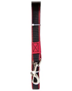 Поводок для собак капроновый с двойной латексной нитью красный 20 мм x 3 м Зооник