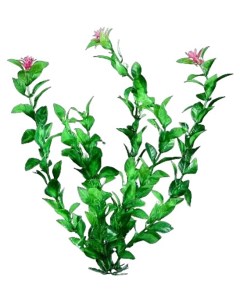 Искусственное растение аквариумное зеленый 4х30 см 5 шт Пижон