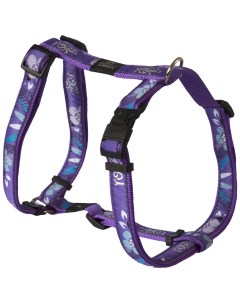 Шлейка для собак S нейлон пластик фиолетовый Rogz