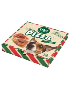 Лакомство для собак Fun Food Пицца 132 г Триол