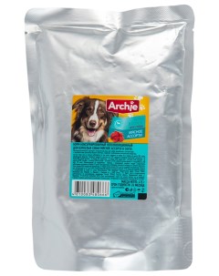 Влажный корм для собак Archie с говядиной в соусе 415 г То что надо!
